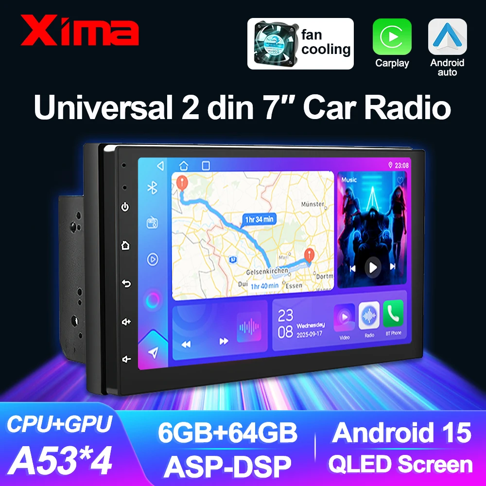 Lehx 7Inch 2 Din An… - image