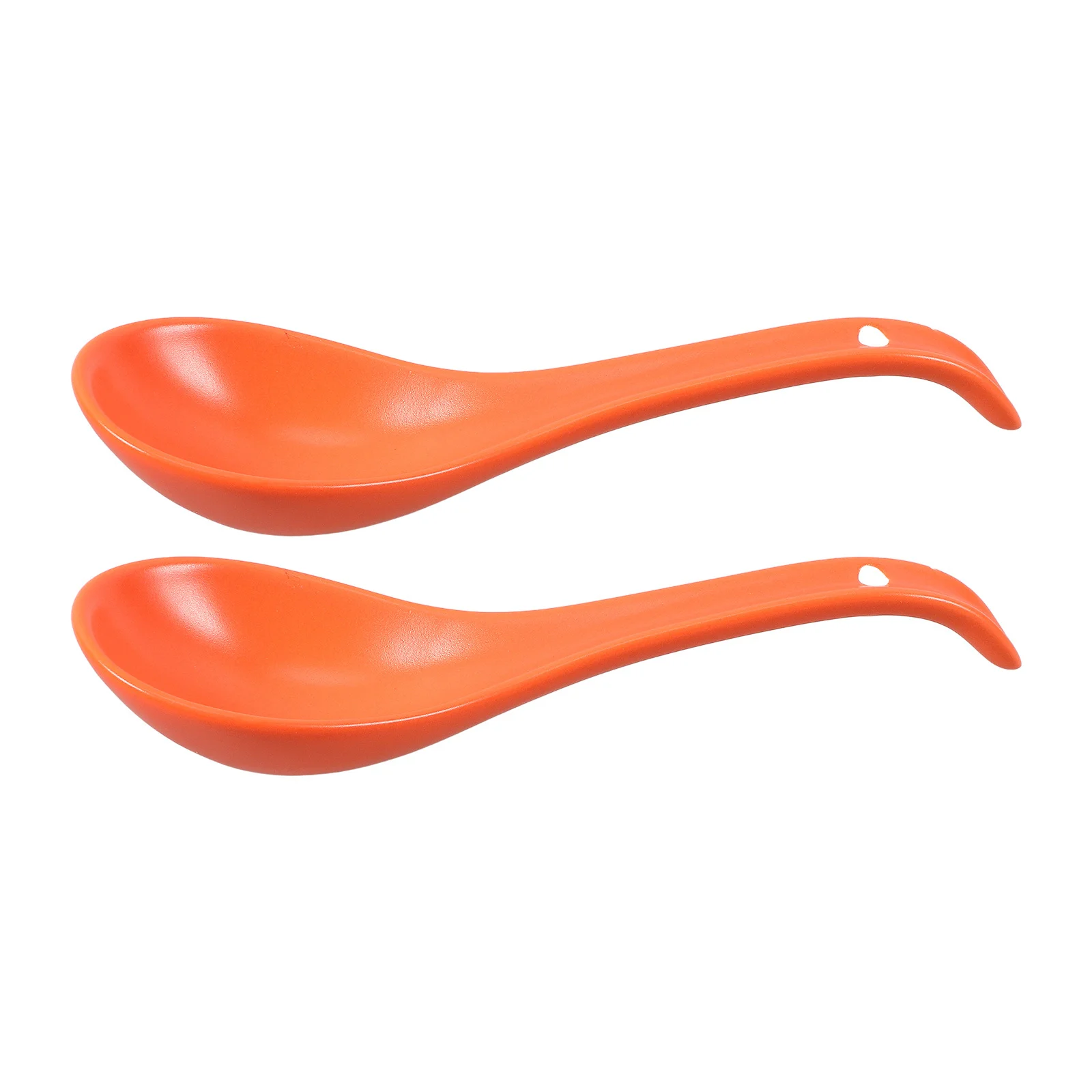 

2Pcs Ceramic Soup Spoons Japanese Style Non-Slip Matte Finish for Serving Soup Stirring Dining Spoons Ceramic Spoon