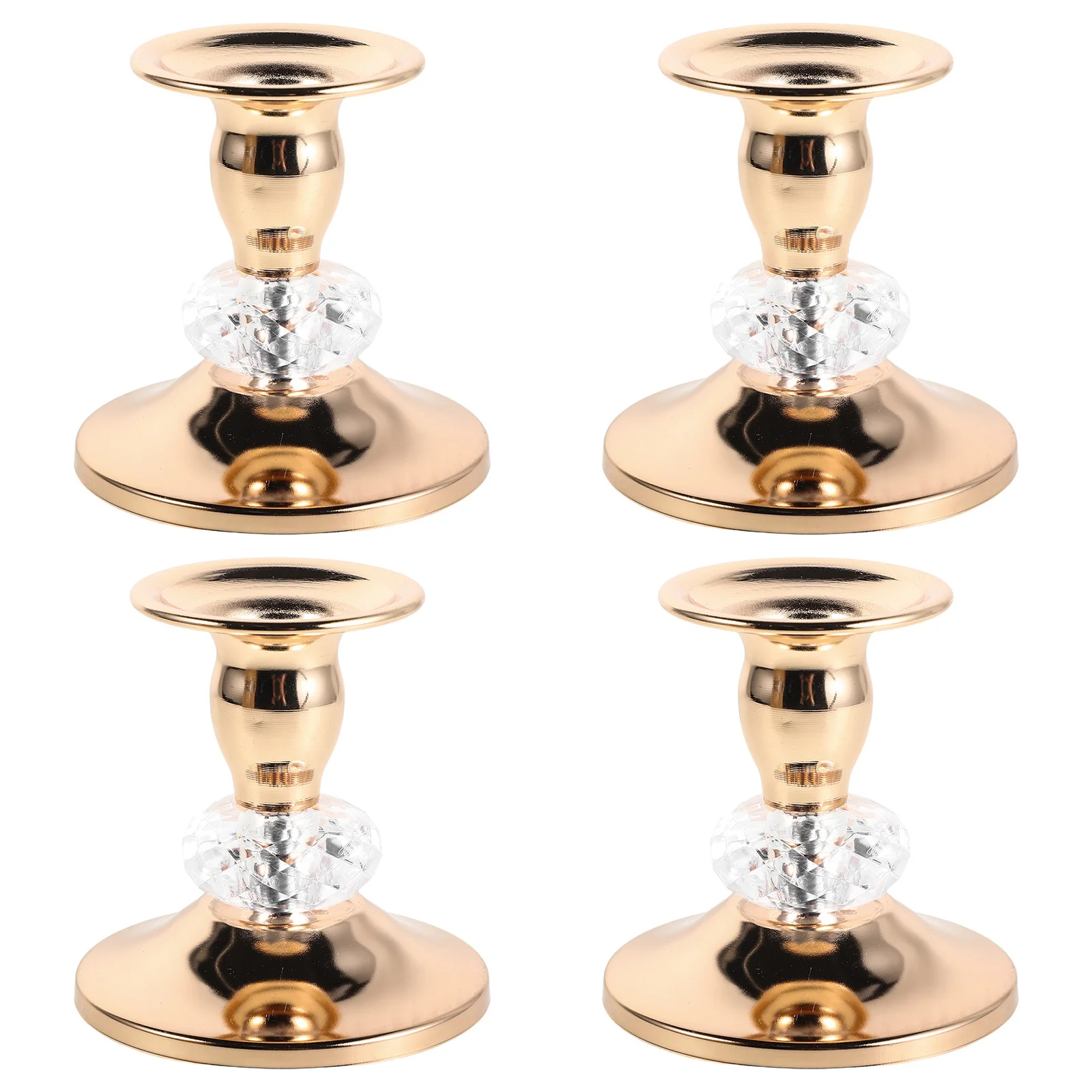 

High-End 12 Inch European Crystal Candlestick Holder for Home and Wedding Decorations Elegant Design Romantic Table Centerpiece