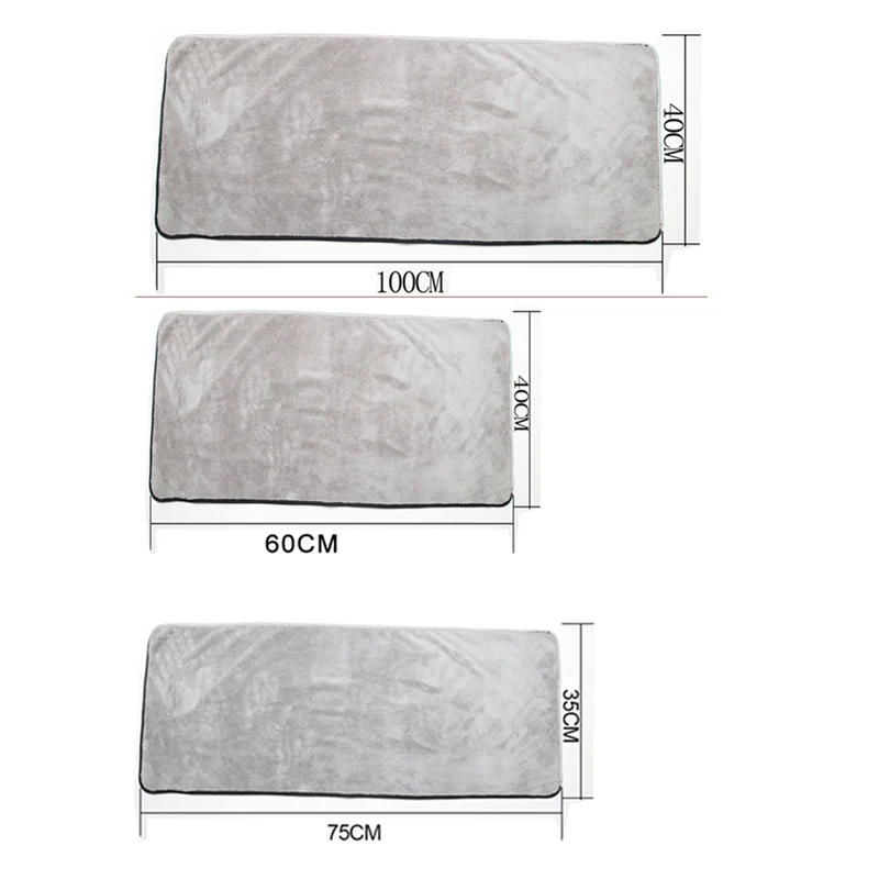 SEAMETAL-Serviette de lavage de voiture en microcarence, ultra douce, serviettes de livres de voiture, haute absorption, séchage, serviette de lavage de gril pour les détails de voiture