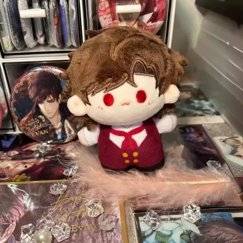 

10CM Anime Game Light and Night Evan Attribute Plush Doll Toys Pendant Keychain Stuffed Starfish Body Festival for Friends Gift