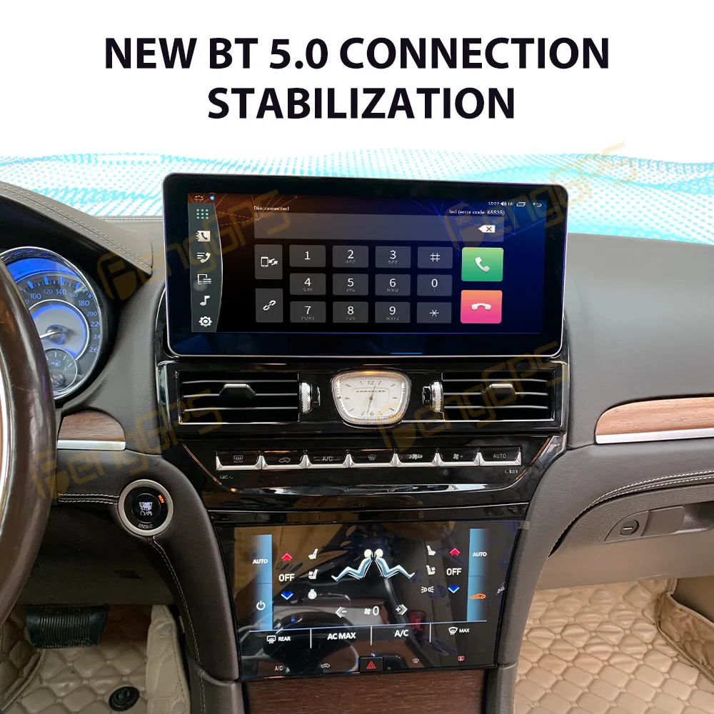 22 "راديو السيارة لكرايسلر 300C 2011 2012 2013 2014 2015 نظام تحديد المواقع والملاحة مشغل وسائط متعددة Andriod 14 AI شاشة Carplay وحدة BT #4