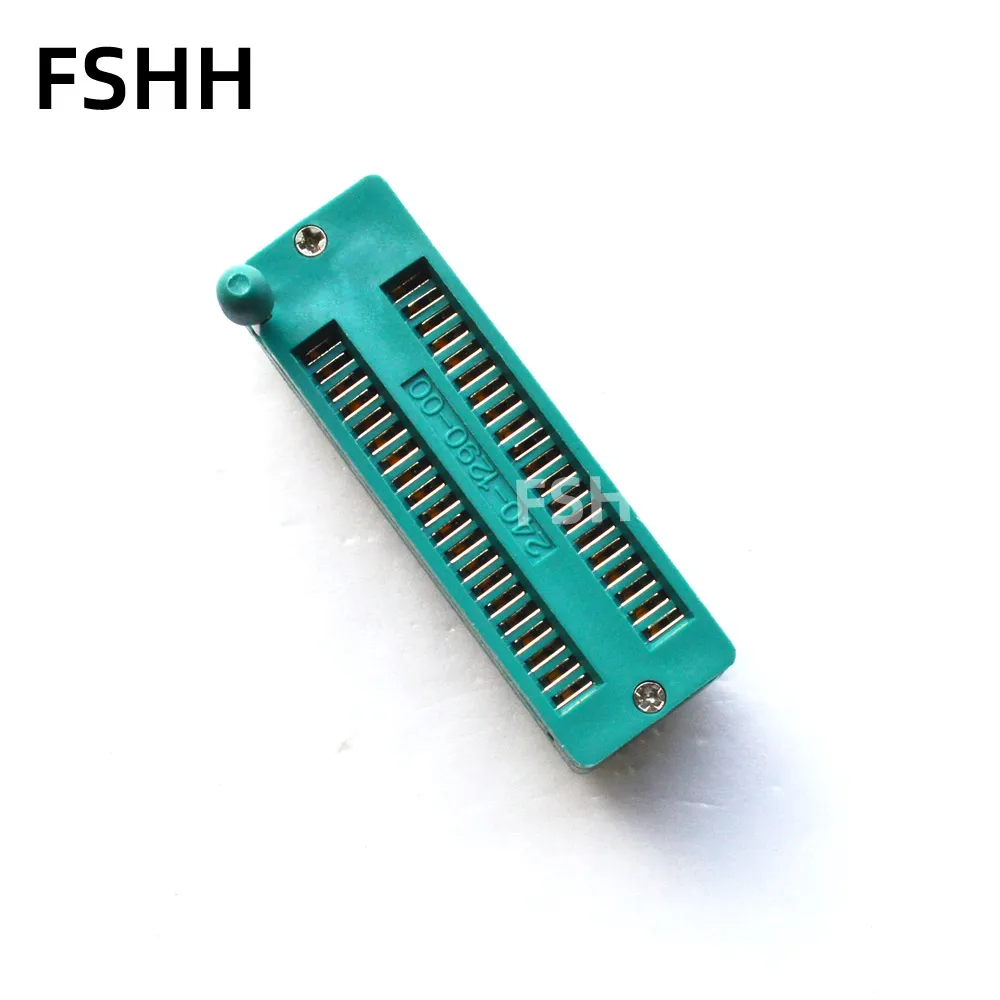 Pitch 2.0 มม.สีเขียวล็อคซ็อกเก็ตทดสอบ DIP28 DIP40 ซ็อกเก็ต 228-1290-20 240-1290-00 ซ็อกเก็ต