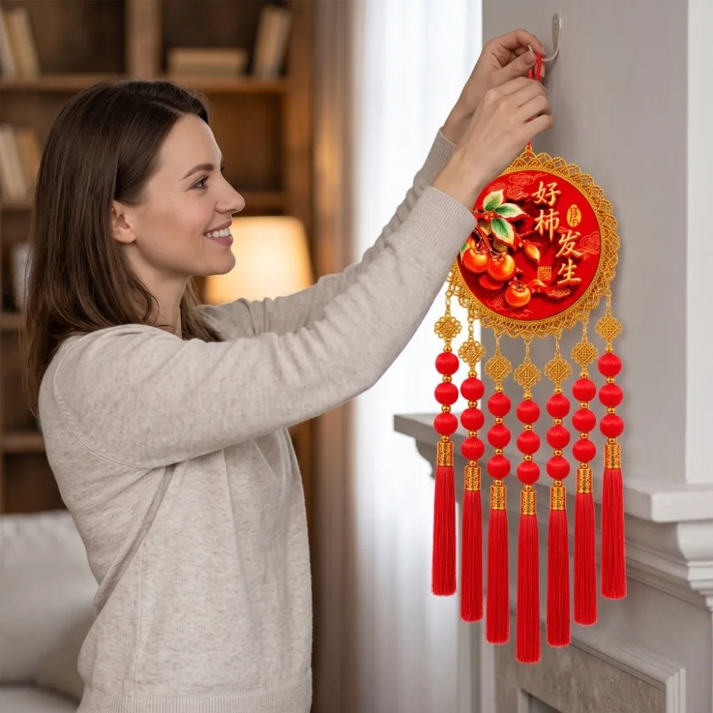 Traditional New Year Decoration Reusable Exquisite Spring Festival Pendants Creative Good Fortune Festive Hanging Ornaments
