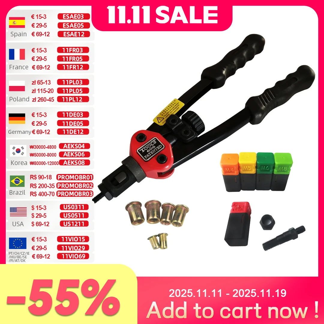 BT-606 Rivet Nut Hand Tool