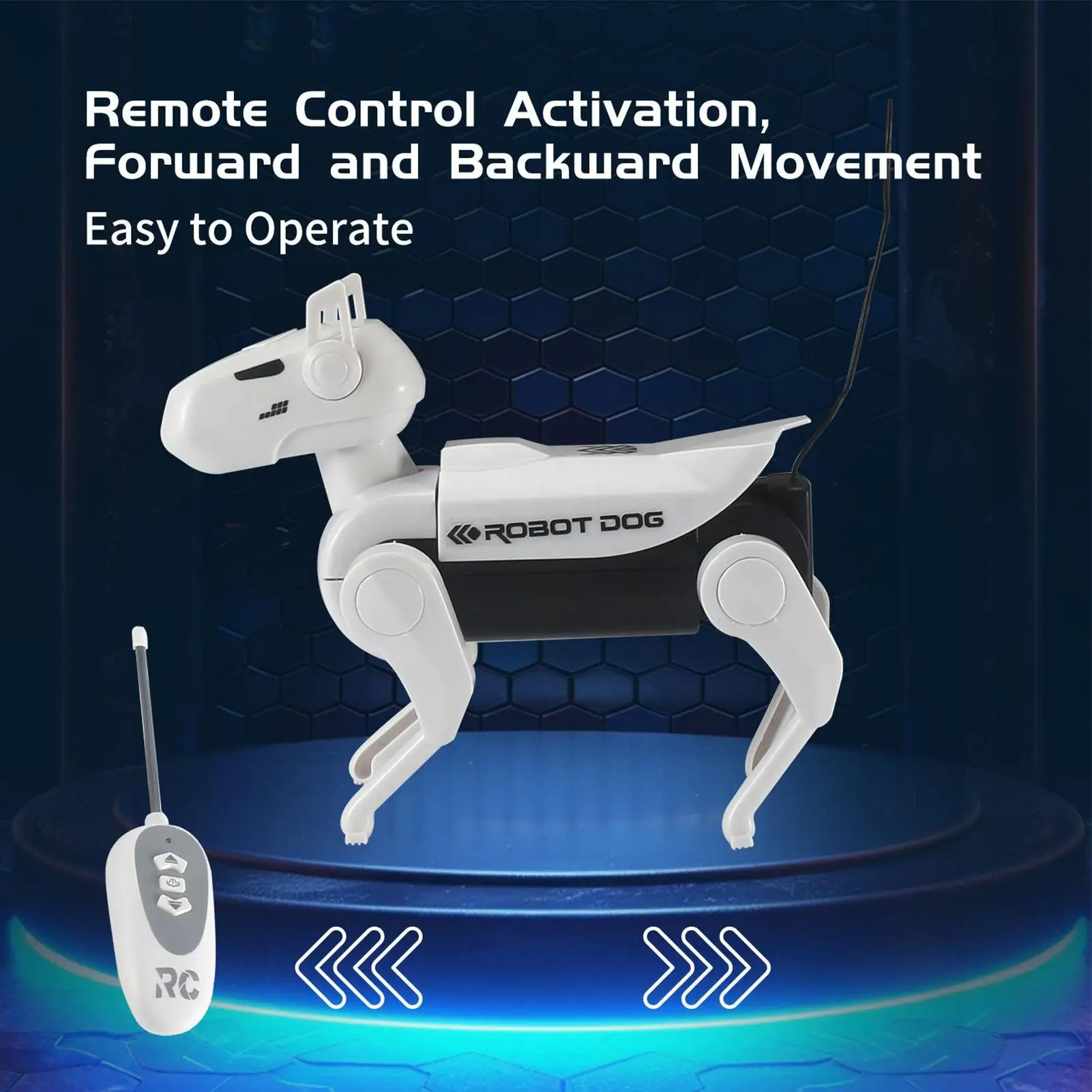 Remote Control Robot Dog Interactive Dancing Electric Pet Remote Controlled Robot Dog Toy For Kids Boys Girls Family Friends