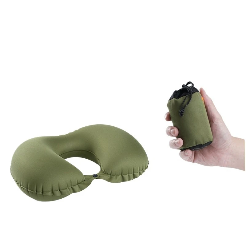 

Travel Portable Inflatable Pillow Take a Train Sleeping Nap Blowing Neck Pillow U-shaped Pillow Outdoor Long Distance
