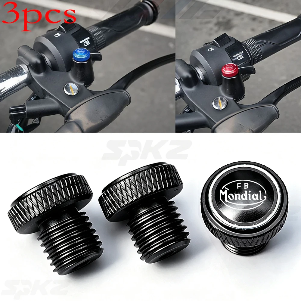 For FB Mondial Flat Track 125 HPS 250 Hipster HPS 300 Pagani 1948 Sport Classic SMT SMX 125 Motorcycle Mirror hole plug screw