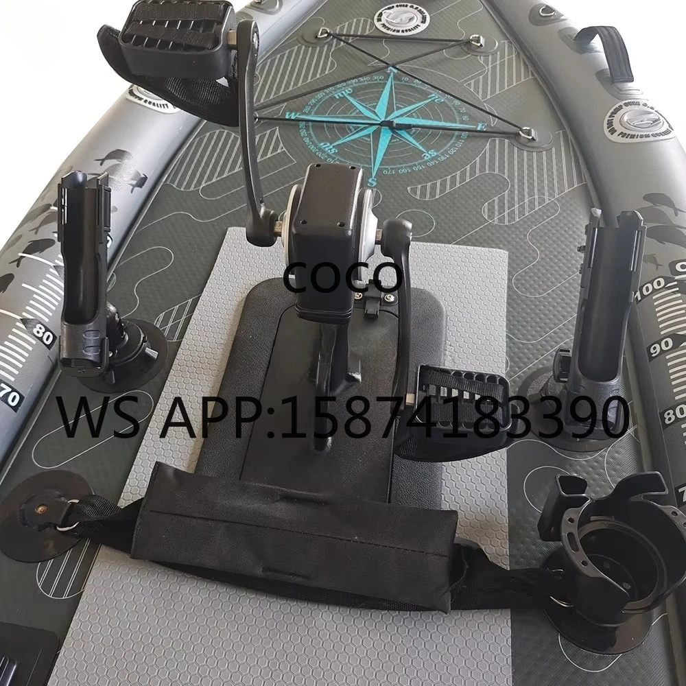 New Inflatable Modular Kayak with Pedal, Suitable for Fishing (Pesca), Pedal-Controlled