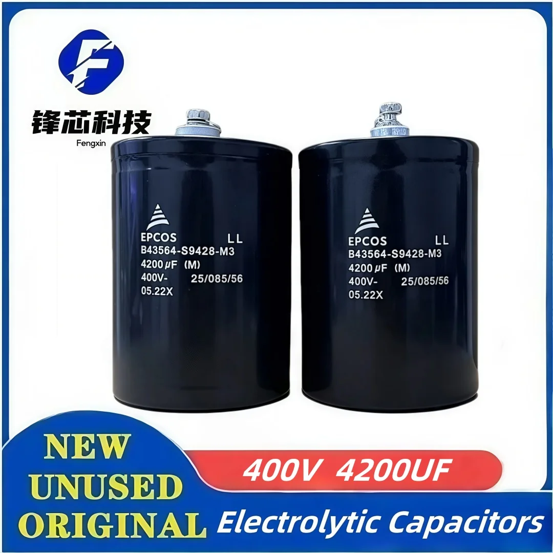 

400V 4200UF EPCOS Aluminum Electrolytic Capacitor Inverter Welder 400V4200UF Screw Foot Bolt Capacitor