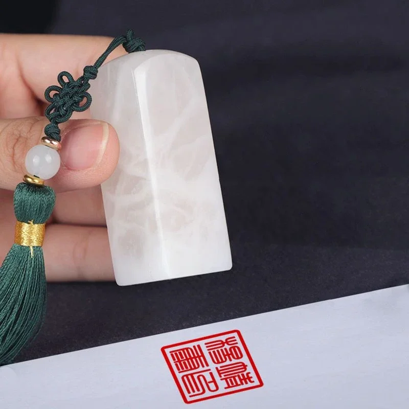 

Customized Name Stamp Seals Vintage Calligraphy Chinese Painting Book Collection Square Stamp Natural Stone Carving Logo Stamps