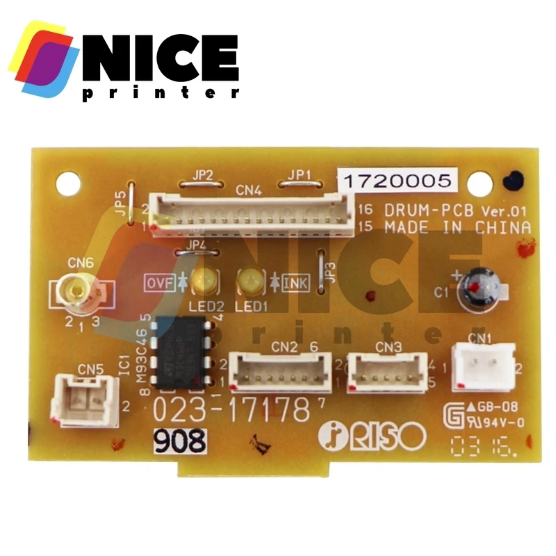 

023-17178 Drum Control PCB Board For Riso RV 2450 2460C 2490C 3460 3490 RZ 200 220 230 300 310 330 370 390 530 570 Original