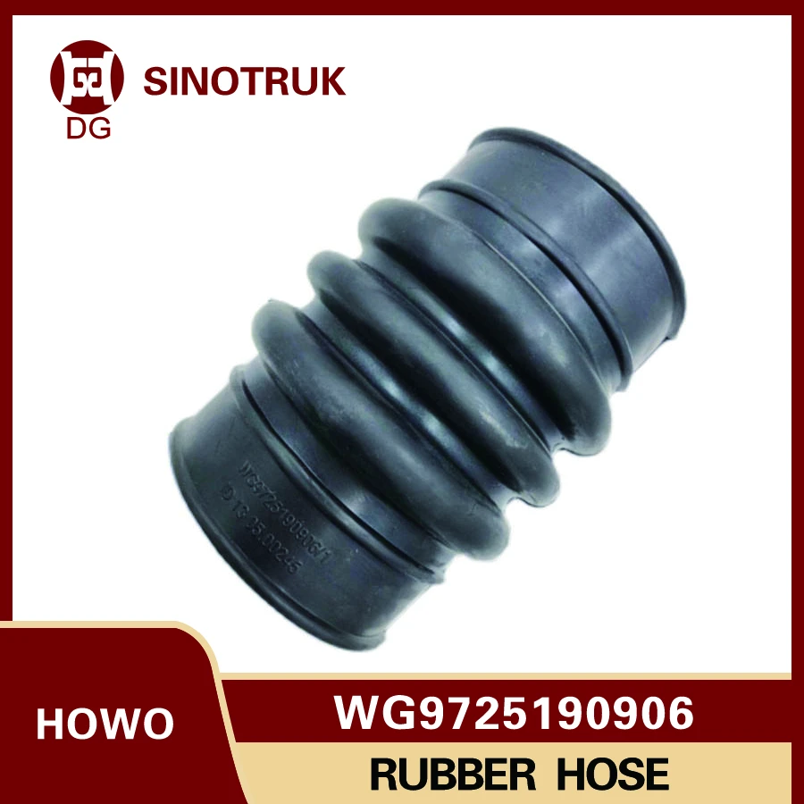 Sinotruk HOWO Intake Pipe Connection Turbocharger Hose Rubber Hose Air Filter Hose WG9725190906