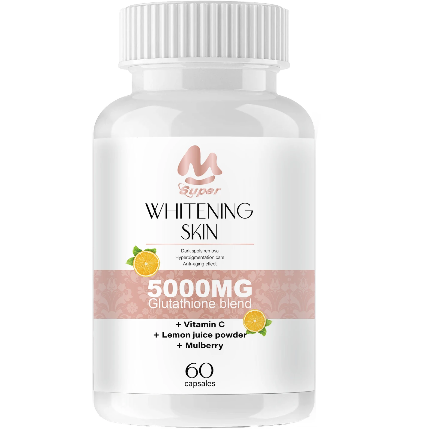 Glutathione Whitening Pills - Dark Spots & Acne Scar Remover Vegan Skin Bleaching Pills with Anti-Aging