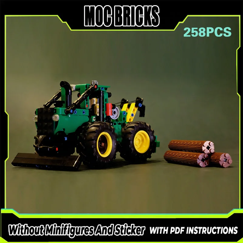 

Конструктор MOC: Городской Автомобиль, Большой Деревянный Транспортный Трактор, Модульные Технологии, Подарки, Набор для Сборки, Детские Игрушки