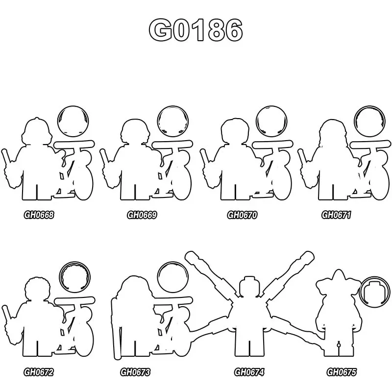 Cartoon movie TV Anime models Action Figures G0186 GH0668 GH0669 GH0670 GH0671 GH0672 GH0673 GH0674 GH0675 Gift Toys