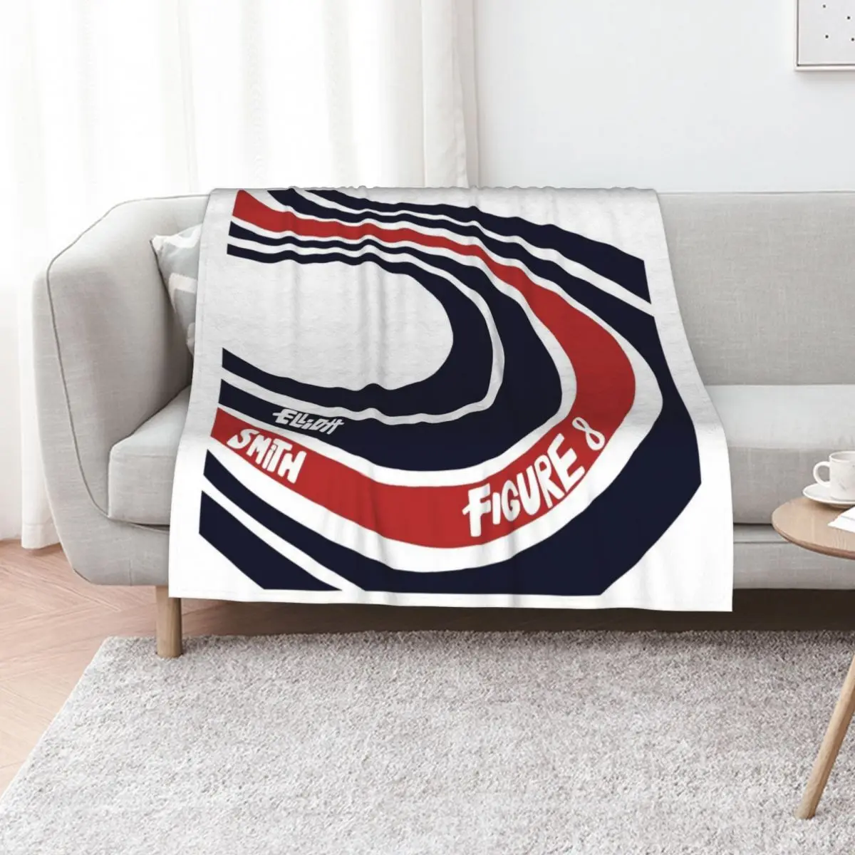 Elliott Smith Figure 8 Throw Blanket Thin Soft heavy to sleep Sofas Hairys Loose Blankets