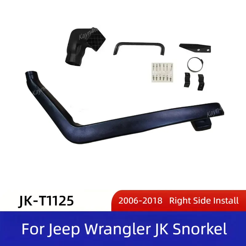 Off Road 4x4 Modified Accessories Air Intake Snorkel Set For 2006-2018 Jeep Wrangler JK Auto Parts Wading Breath Hose Pipe Kit