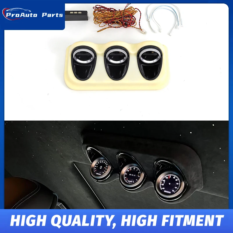 

Консоль на крышу в стиле Brabu, тройной цифровой датчик для Mercedes-Benz G-Class W464 W465, дисплеи скорости, температуры, об/мин, кристально чистый ЖК-дисплей