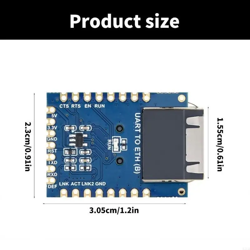 

Low Power TTL Serial To Ethernet Module TTL Serial to Ethernet Module Networking Module UART to Networking Module Stamp R2LB