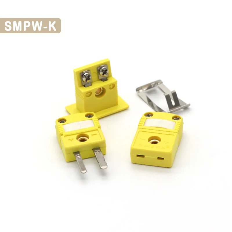 SMPW-K/J/T/E/-M/F MPJ-K/J/T/E-F Thermocouple Plug Socket And Panel Compensation Wire Connector