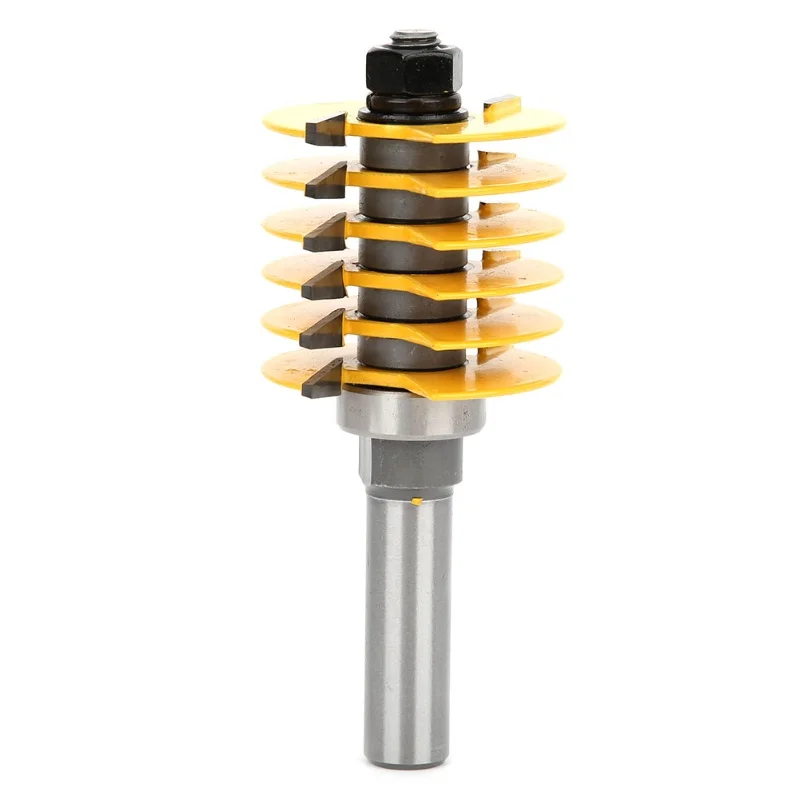 1/2 Inch Shank Finger Joint Router Bit Woodworking Milling Cutter With Bearing