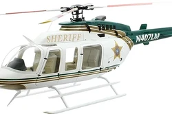 700 Size Bell-407 Scale Fuselage with Mechanic Glassfiber RC Helicopter Hull Parts