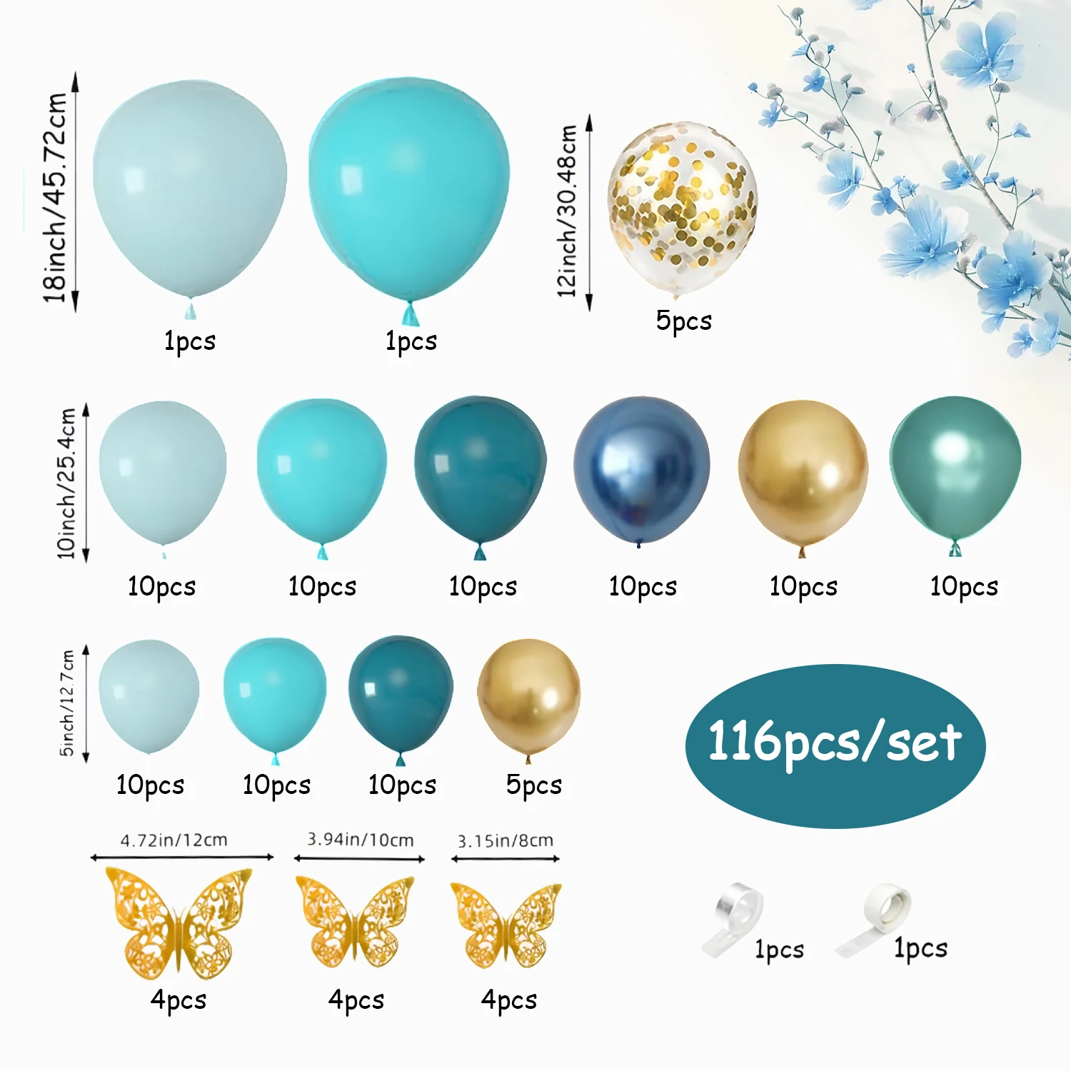 ชุดอุปกรณ์ตกแต่งซุ้มลูกโป่งธีม - Balloon Arch Kit บทวิจารณ์และราคา