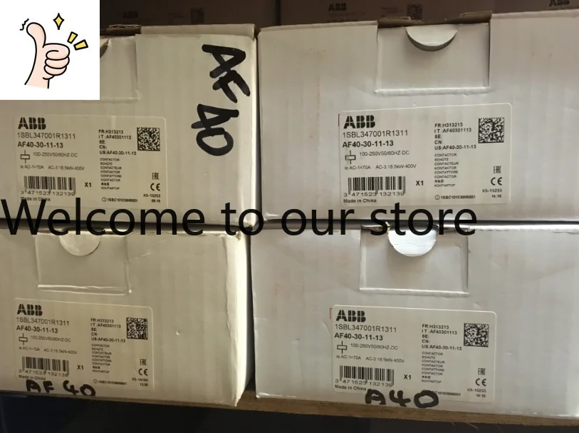 Nuevo Contactor Original ABB AF40-30-00-11 /AF40-30-00-12 DC AC Compartido