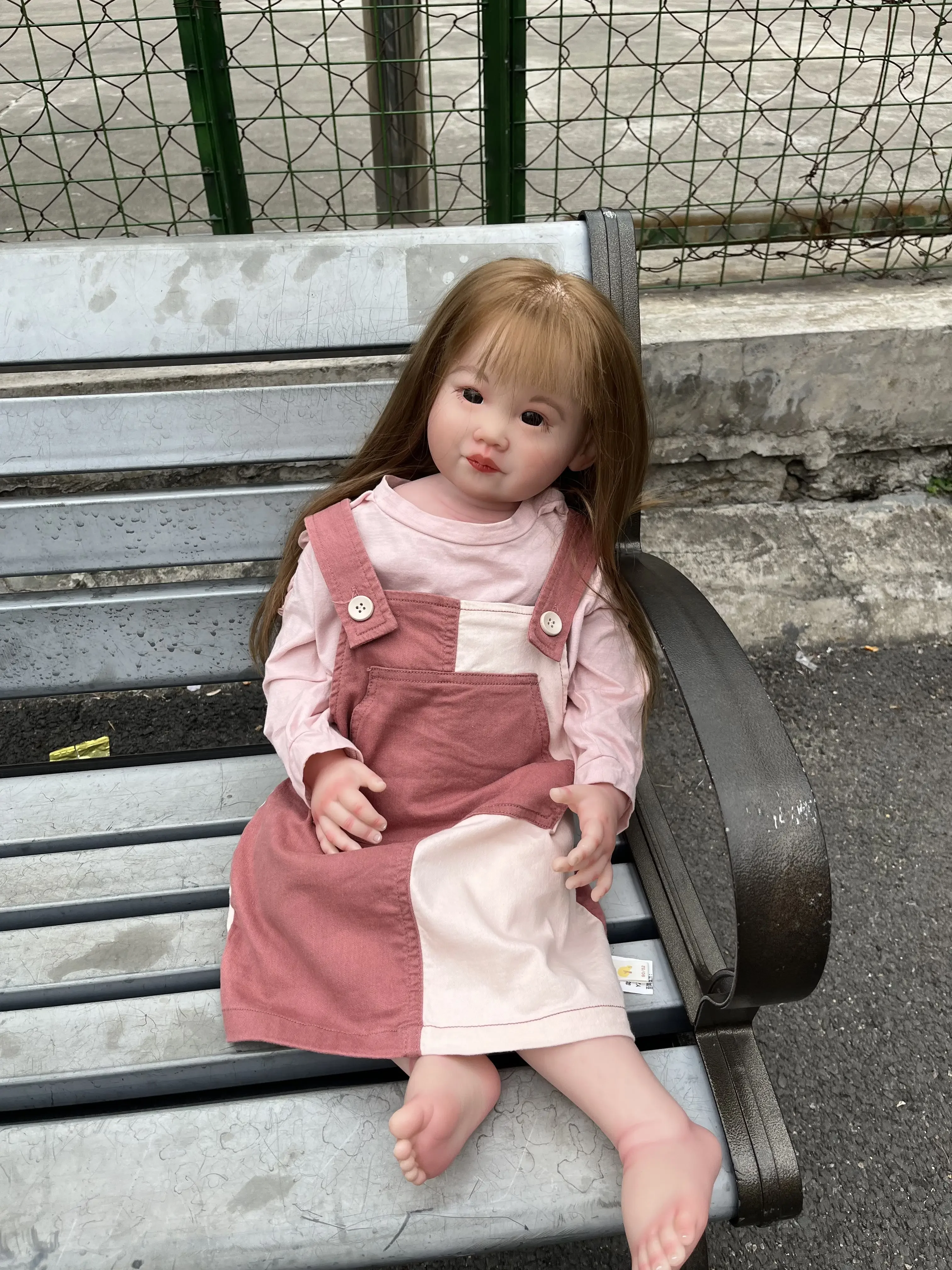 DLS Customized Limited Supply 32inch Reborn Baby Leonie With Hand-Rooted Hair Already Finished Doll Real Photos