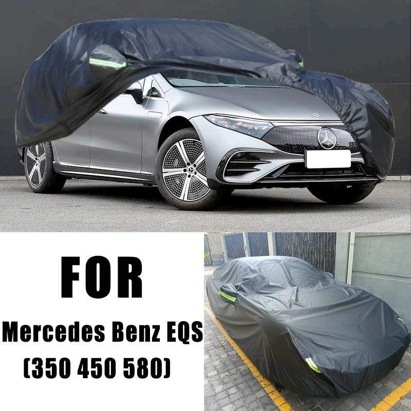 

For Mercedes Benz EQS 350 450 580 Car Covers 6-in-1 Waterproof Dustproof UV Proof Snowproof Scratch Resistant Protection