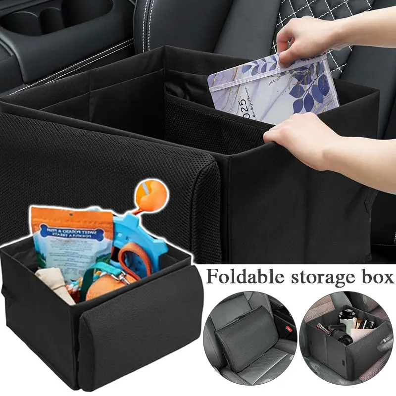 

Складной автомобильный органайзер 2-в-1, 30 л, многофункциональная подушка с поясничной поддержкой для авто, грузовика, внедорожника, авто, седана, интерьера