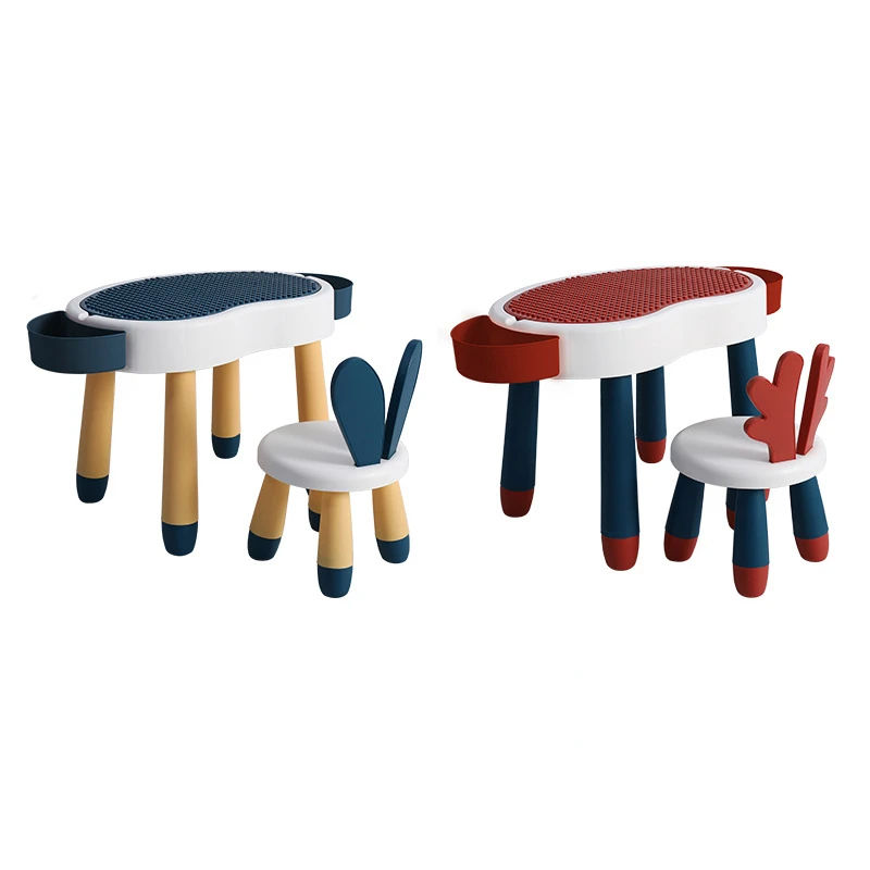 Multifunctional Toy Table for ChildrenLearning Writing Table Play Sand Play Water Play Building Blocks Children's Storage Table