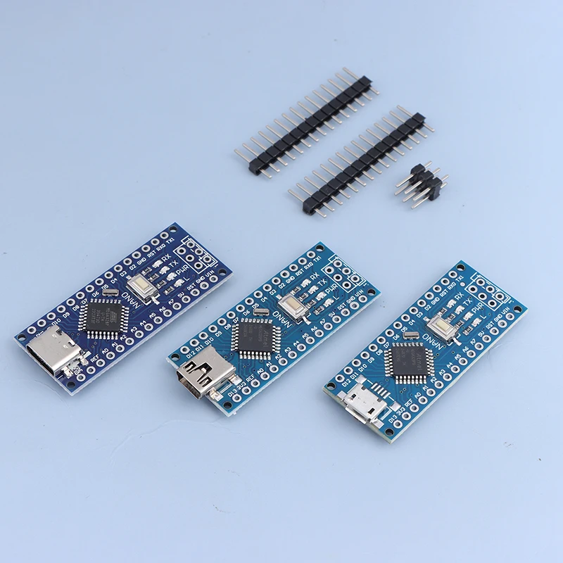 Brand New MINI USB For Nano V3.0 ATmega328P CH340G Micro-controller Board For Arduino Type-C / Micro USB 328P NANO 3.0 CH340