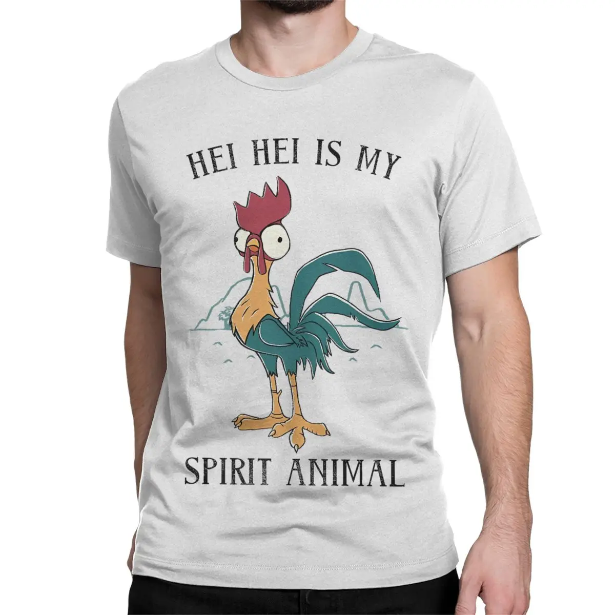 Men Women T-Shirts Moana Hei Hei Is My Spirit Animal Portrait Fashion Pure Cotton Tee Shirt T Shirts Clothes Graphic Printed