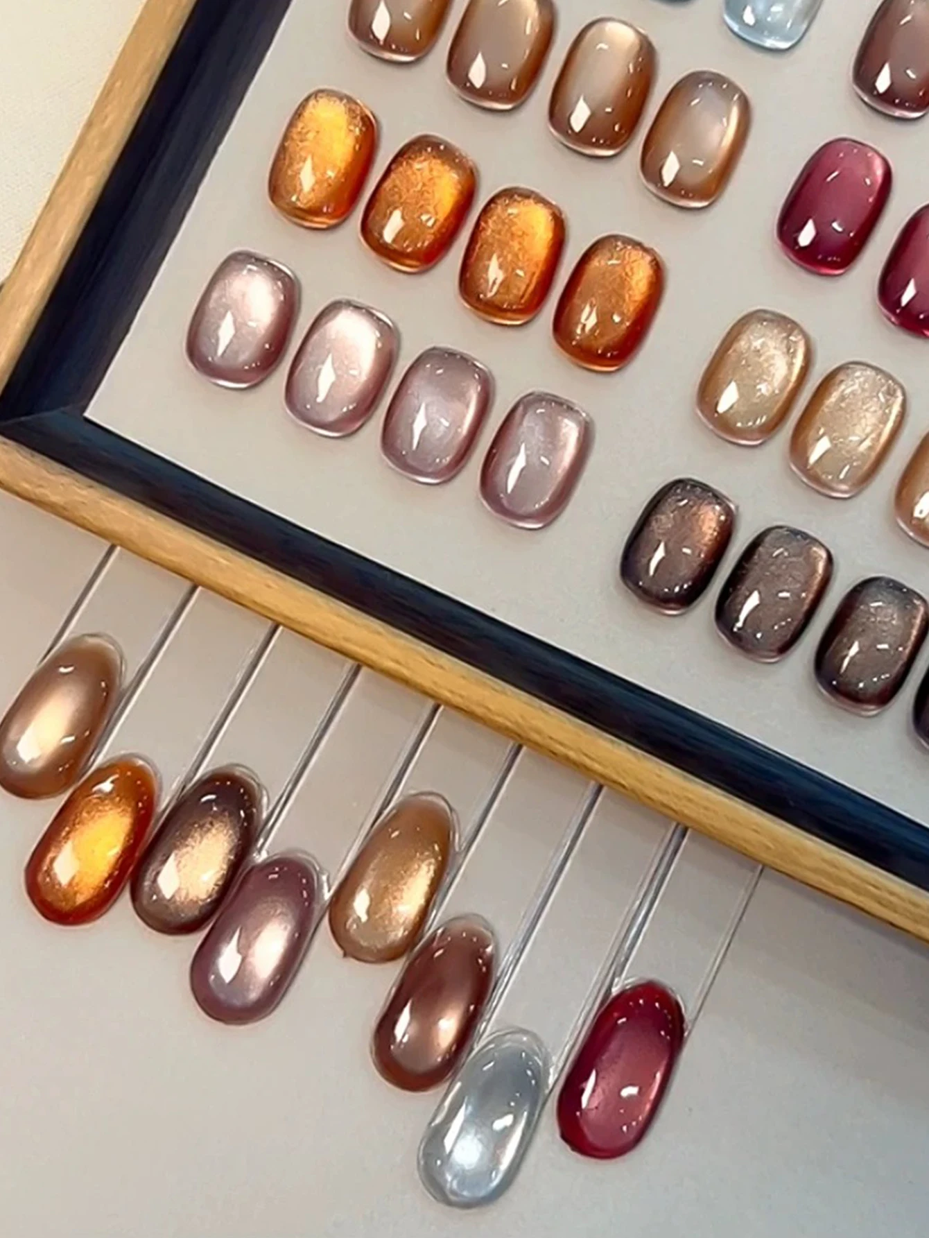 Vernis à ongles Gel œil de chat Caramel automne/hiver 15ml, durcissement UV LED, cadeau de vacances pour femmes, fournitures de soins des ongles, Kit de bricolage, 1 à 8 pièces