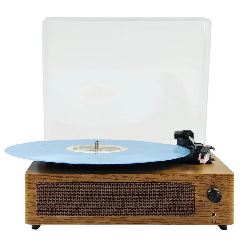 

Portable phonograph, vinyl stereo bluetooth speaker, covered, dustproof