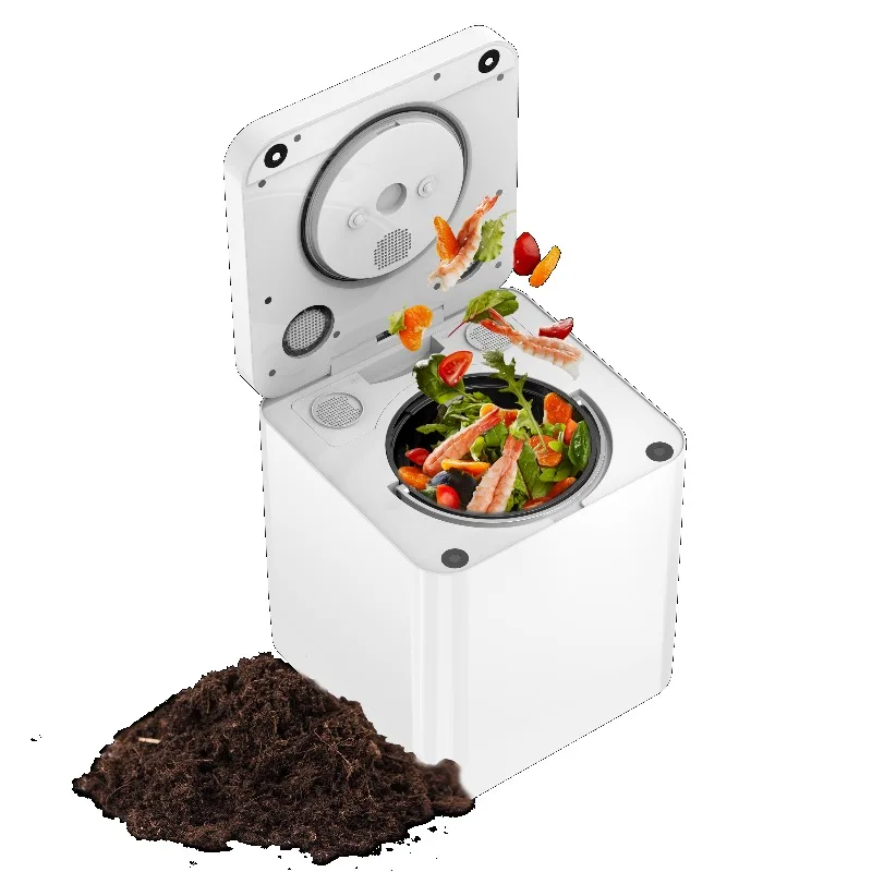 5.2L Electric Household Smart Food Waste Composter with Organic Fertili-zer Making Function Large Capacity App-Controlled