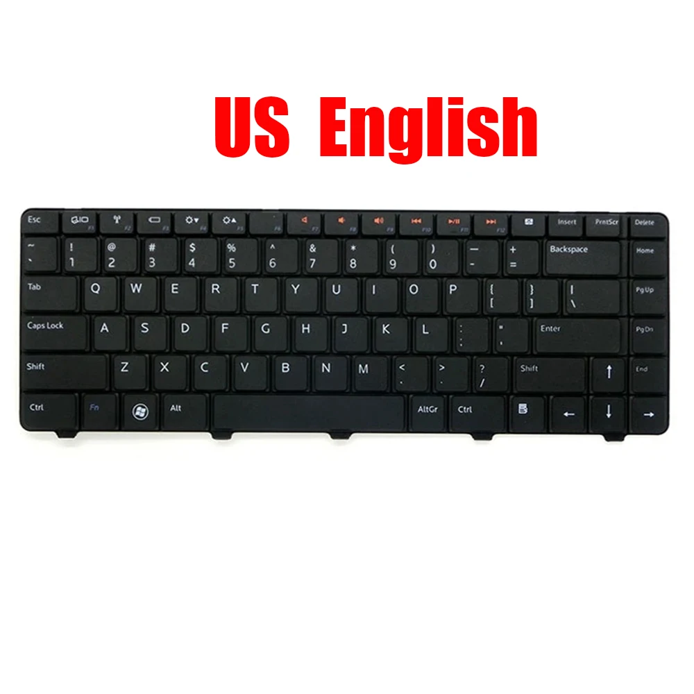 US/UK/French/Chinese/Russian Laptop Keyboard For DELL For Inspiron 13 N3010 14 M4010 N4020 N4030 14R N4010 15 N5030 M5030 New