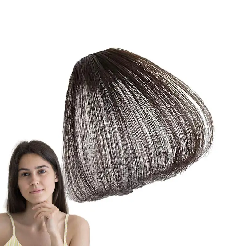 Frange réinitialisation In Hair Extensions for Women, Fake Air Hairpieces, Easy réinitialisation, Natural Soft, réinitialisation In Bangs, 03/Party