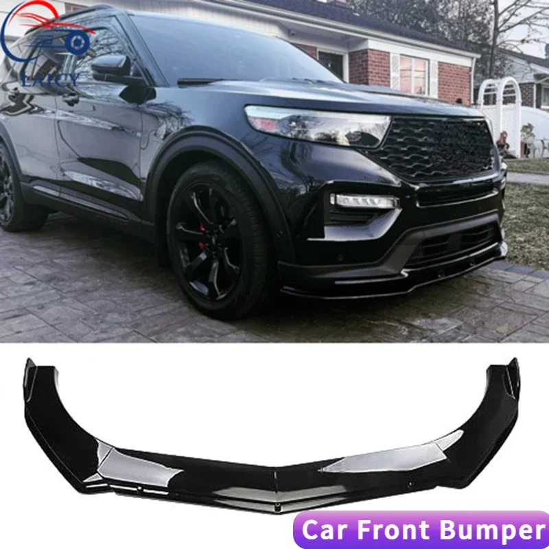 LAICY For Explorer 2000-2008 Car Front Bumper Chin Lip Spoilers Body Kits Splitter Skirt Diffuser Protection Guard Covers
