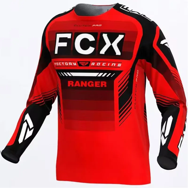 Enduro MTB Cycling Sleeve Cycling Jersey Downhill Shirt Camiseta Motocross T-shirt Mx Mountain Bike Clothing  fcx Mtb Jersey2024