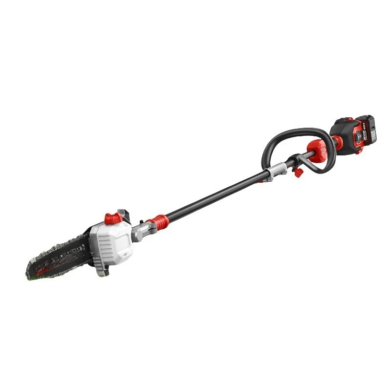 20V brushless tall branch saw 10 inch electric chain saw pruning branches 4558 rechargeable pruning shears garden tools
