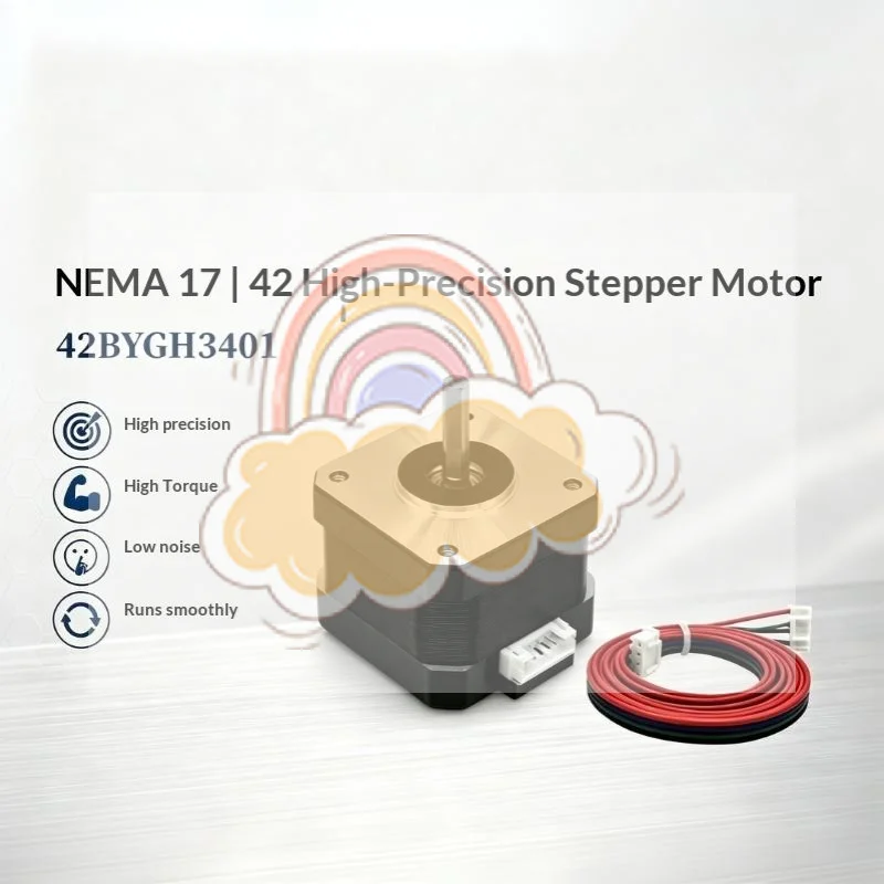 Nema17 17HS3401S 42 Stepper Motor 1.8 Degree 1A 34MM For CNC Laser Engraving Robotic Arm 3D Printer Ender 3