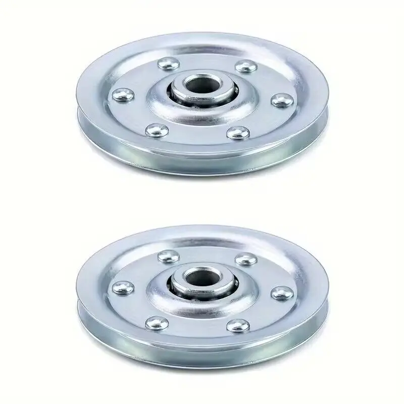 3\'\' Garage door pulley Heavy Duty Garage Door Pulley with U bracket hex bolt nut 3 INCH Diameter Steel Galvanized pulley