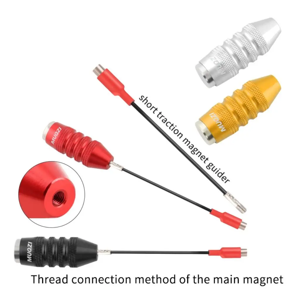 Aluminum Alloy Internal Cable Routing Kit Compatible Magnet Lead Bike Frame Shift Wire Routing Tool Quick Traction Rubber Sleeve