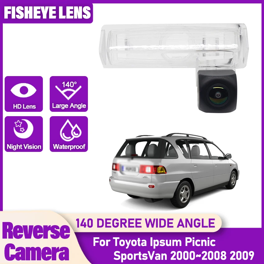 Starlight Night Vision Car Rear View Reverse Backup Camera For Toyota Ipsum Picnic SportsVan 2000~2009 Waterproof high quality