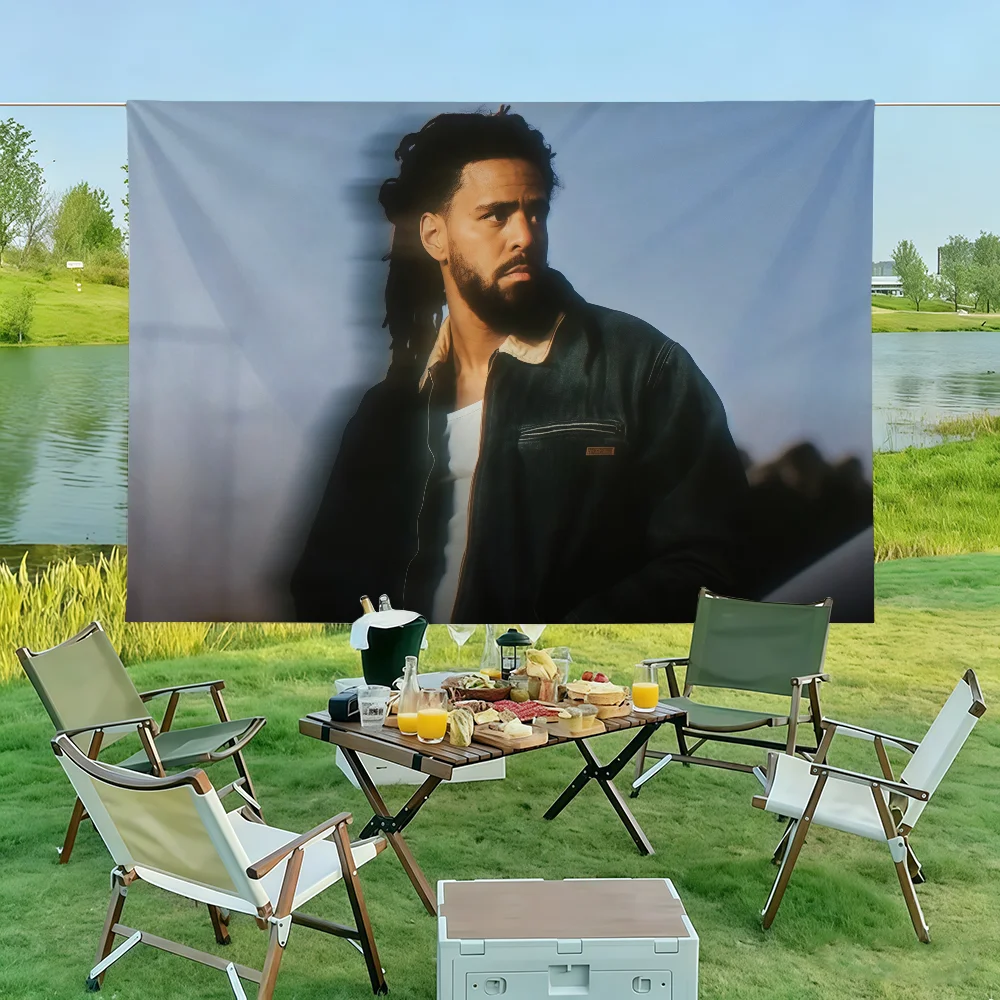 Rapper J C-Cole The Fall-Off Flag Wall Decorations Home Decor Suitable For Living Rooms Bedrooms Dormitories Parties Holidays
