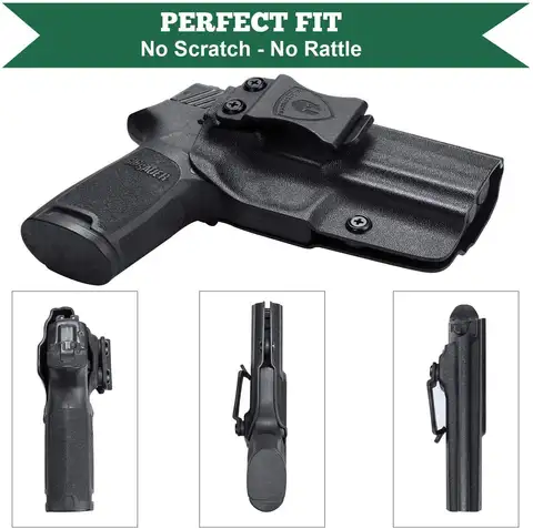 Only Fit Sig Sauer P320 M17 Full Size/P320 X Pistol,IWB Kydex Holster,Lock Click Sound Holster,Inside WaistBand,Right and Left