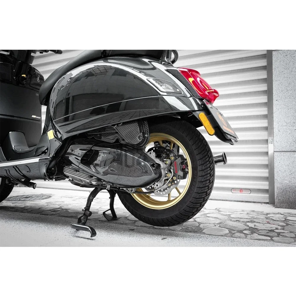 Motorcycle PVC Plastic Decorative Transparent Air Filter Cover For VESPA GTS 250 300 GTV HPE Sei Giorni 2013-2022 Accessories